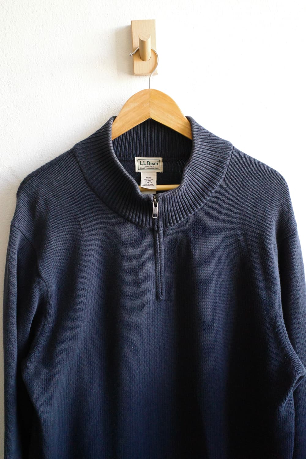 엘엘빈 쿼터집 니트 상품이미지2