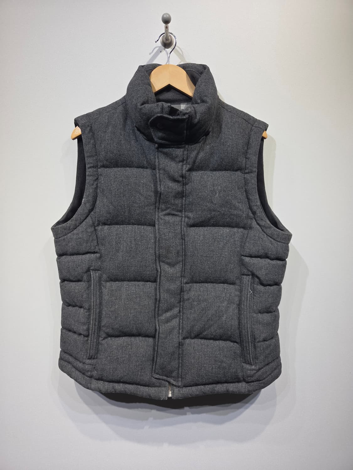 빈폴 맨즈 울혼방 덕다운 패딩 조끼 상품이미지2