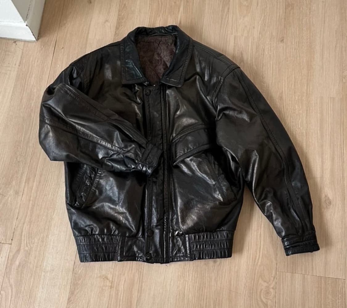 [1993 made] vintage leather jacket / 95 상품이미지1