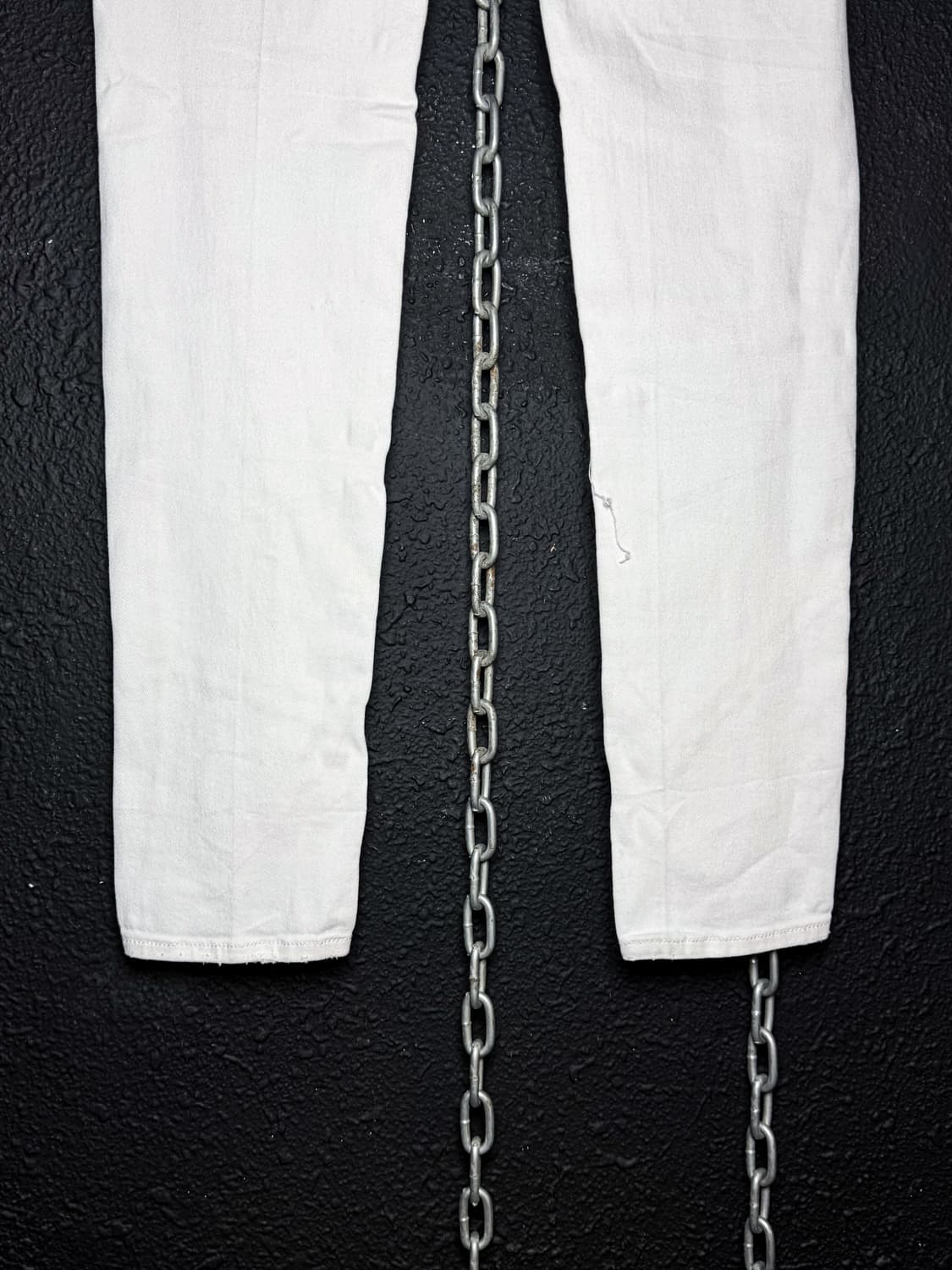 MNG Jeans – White Patchwork Skinny jeans 상품이미지8