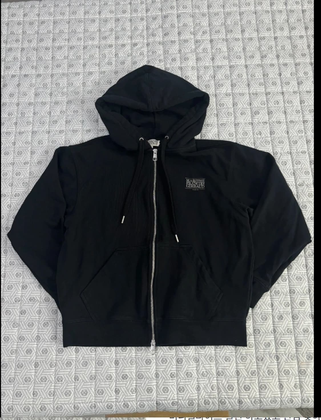 마리떼프랑소와 저버 후드집업 블랙 S 상품이미지2
