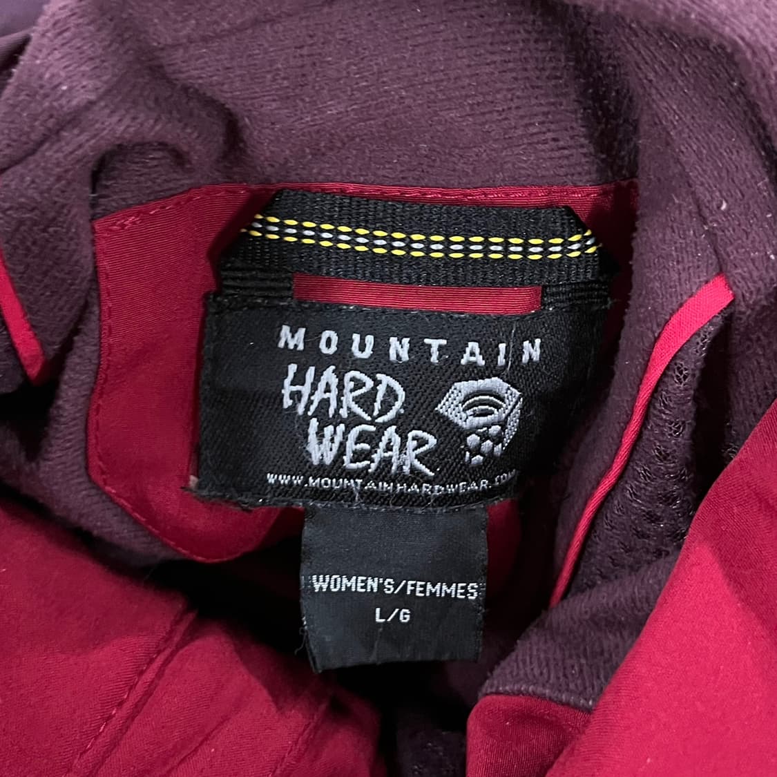 [정품/L] 마운틴 하드웨어  후드 자켓 버건디 b15 상품이미지5
