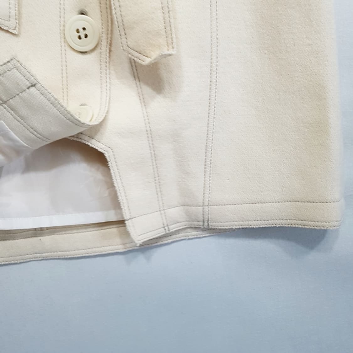 Burberry 버버리 블루라벨 울 스커트 아이보리 상품이미지3