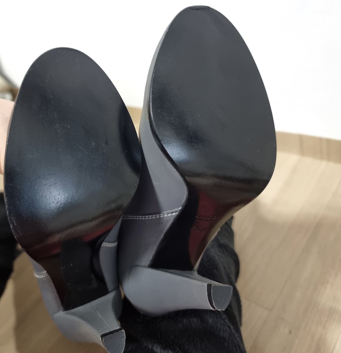 GUCCI 구찌 레더 앵클부츠 롱부츠 힐 슈즈 (225/표기35.5) 상품이미지7