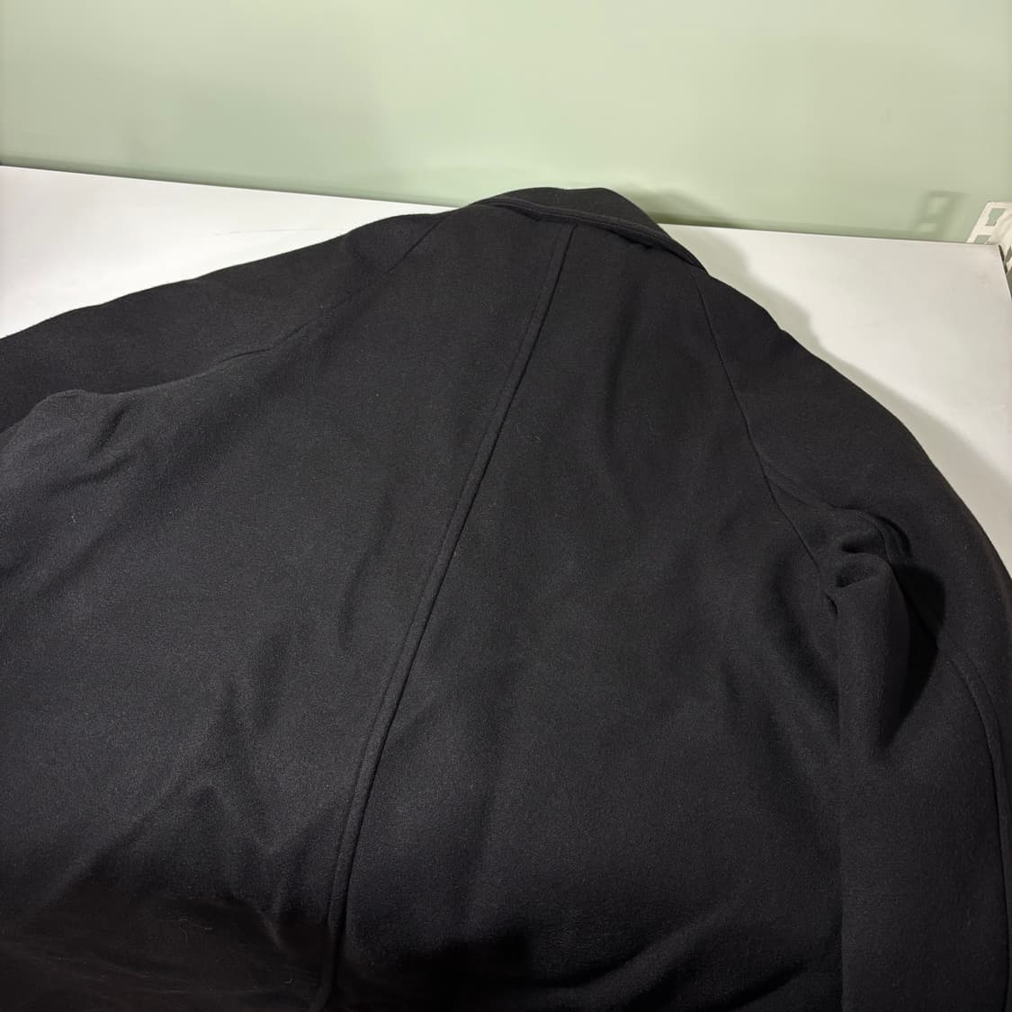 FREE 라퍼지스토어 블랙 울 발마칸코트 상품이미지3