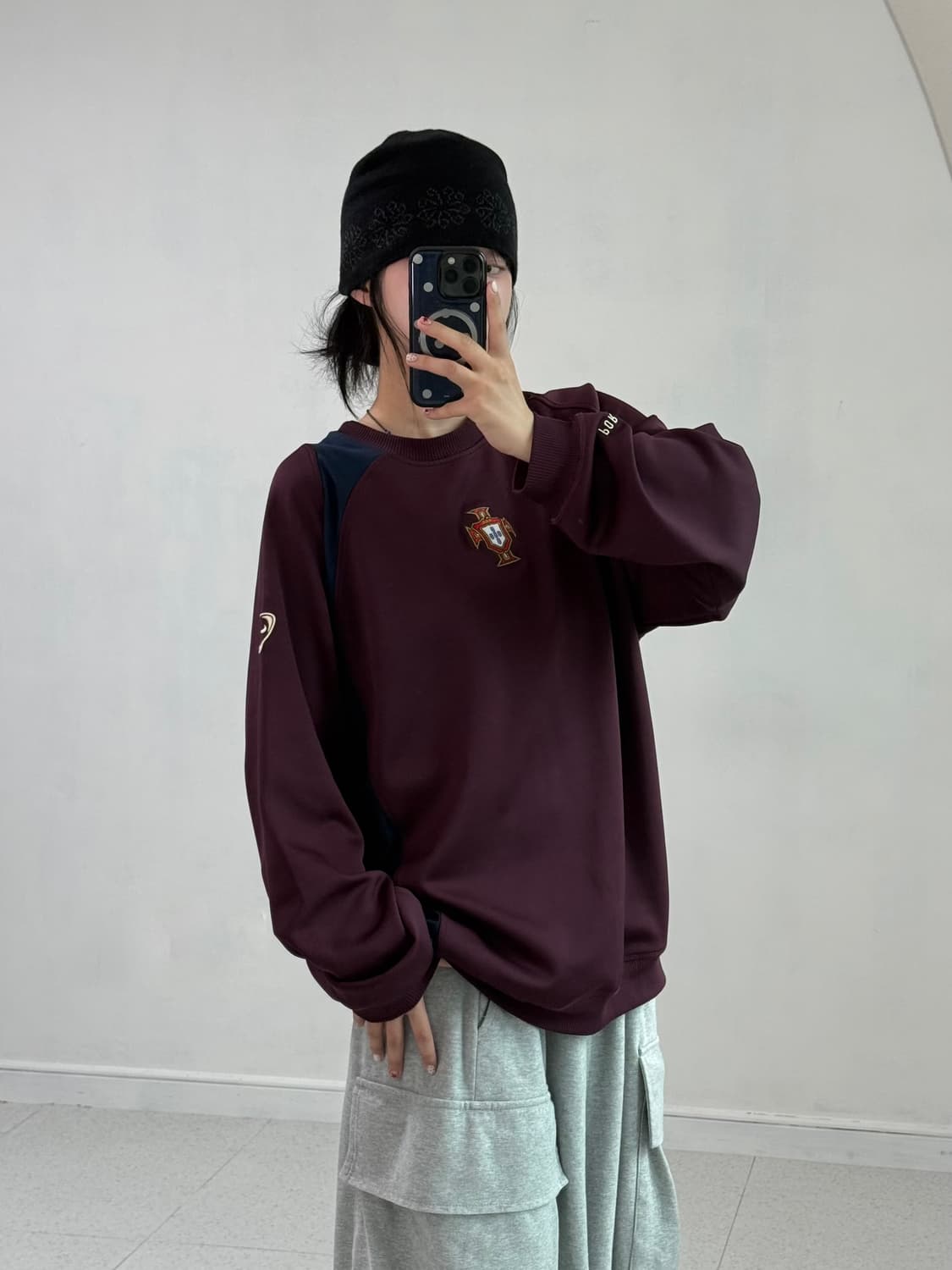 나이키 포르투갈 버건디 써멀탑 상품이미지3