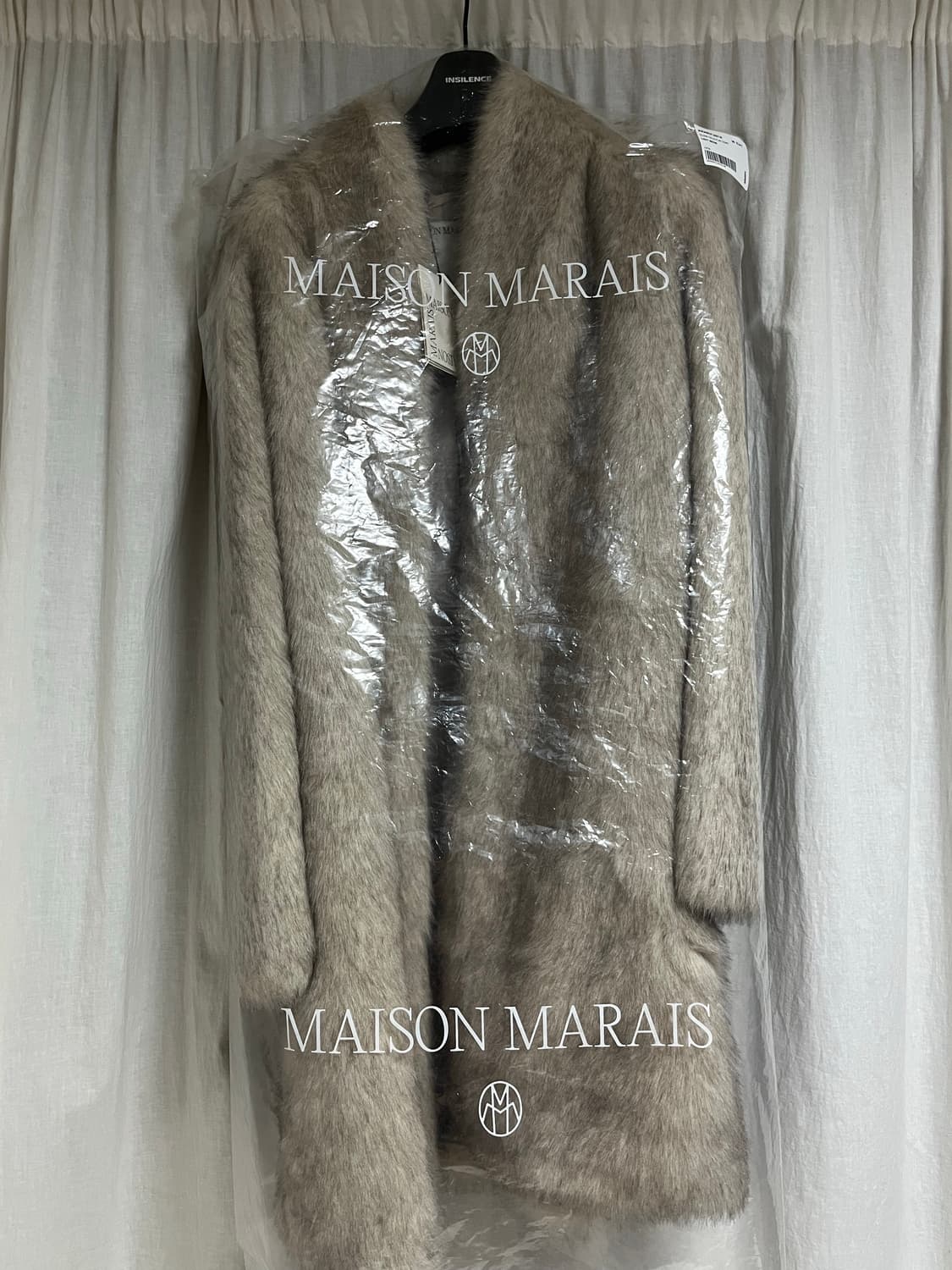 메종마레 글로우 폭스 퍼 코트 라이트 베이지 36 새상품 (품절 사이즈) 상품이미지10