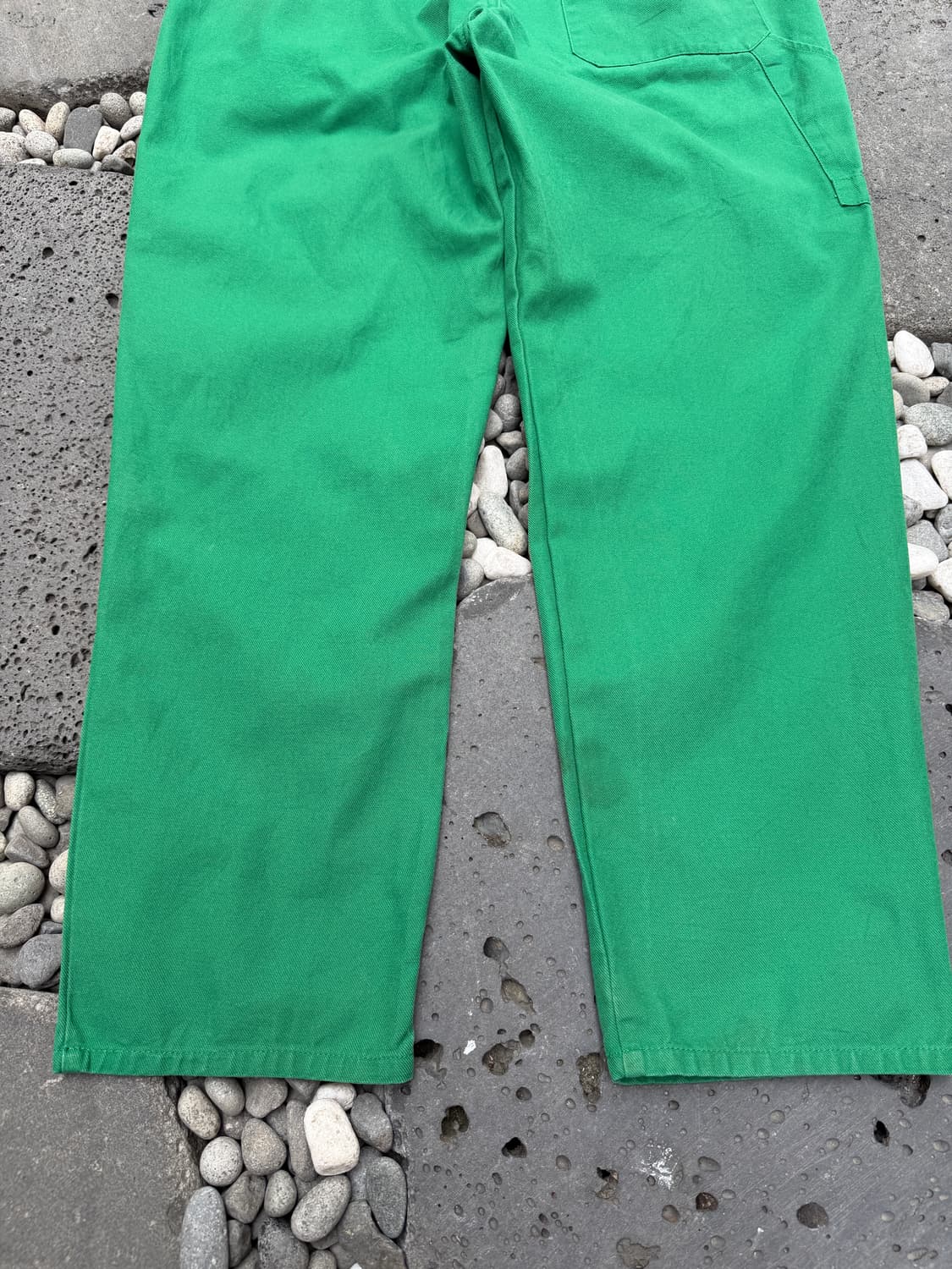 1990s TSD KELLY GREEN FRENCH 그린 프렌치워크팬츠 상품이미지10
