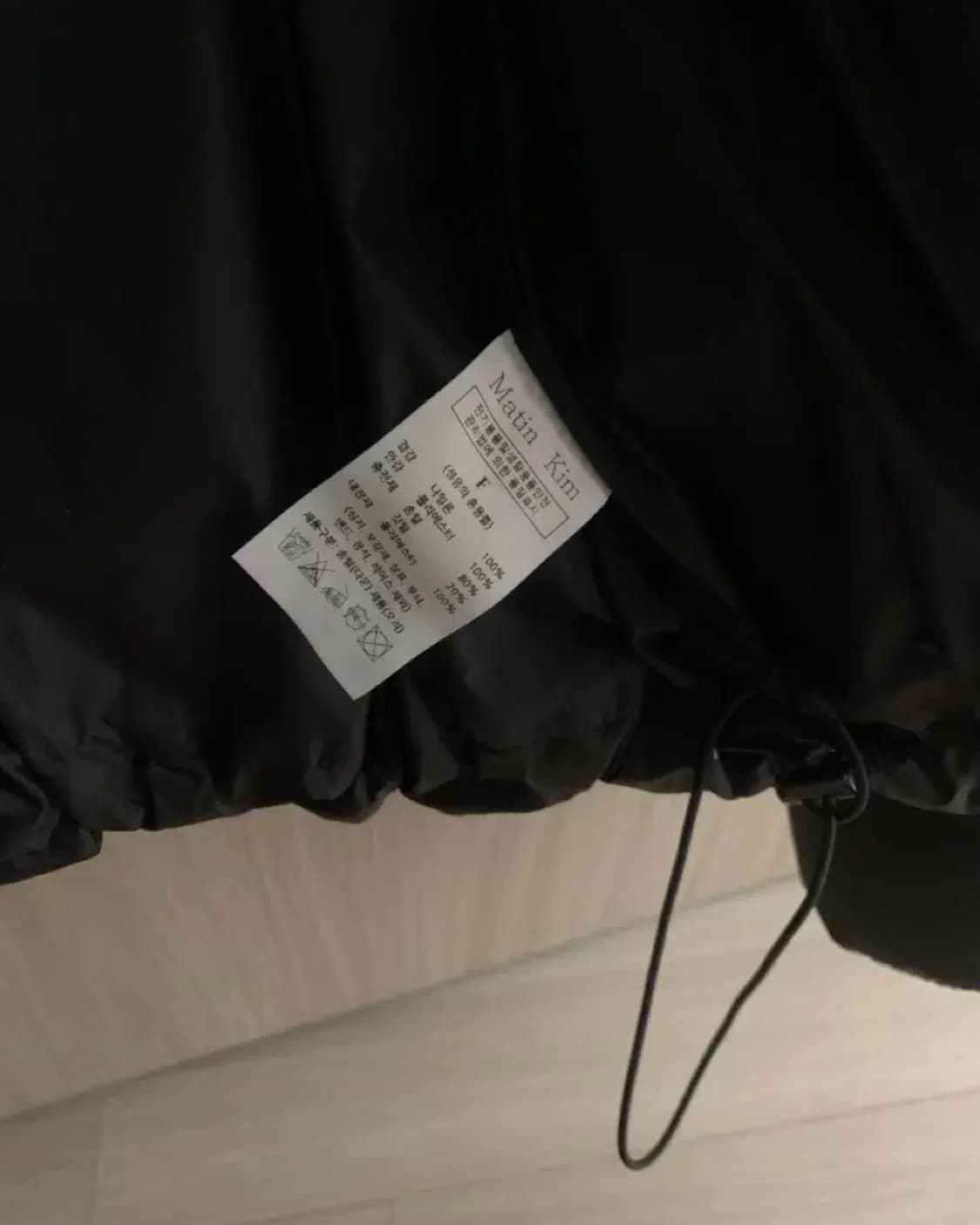 마뗑킴 숏패딩 matinkim 하이넥 클래식 크롭 푸퍼 다운자켓 상품이미지5