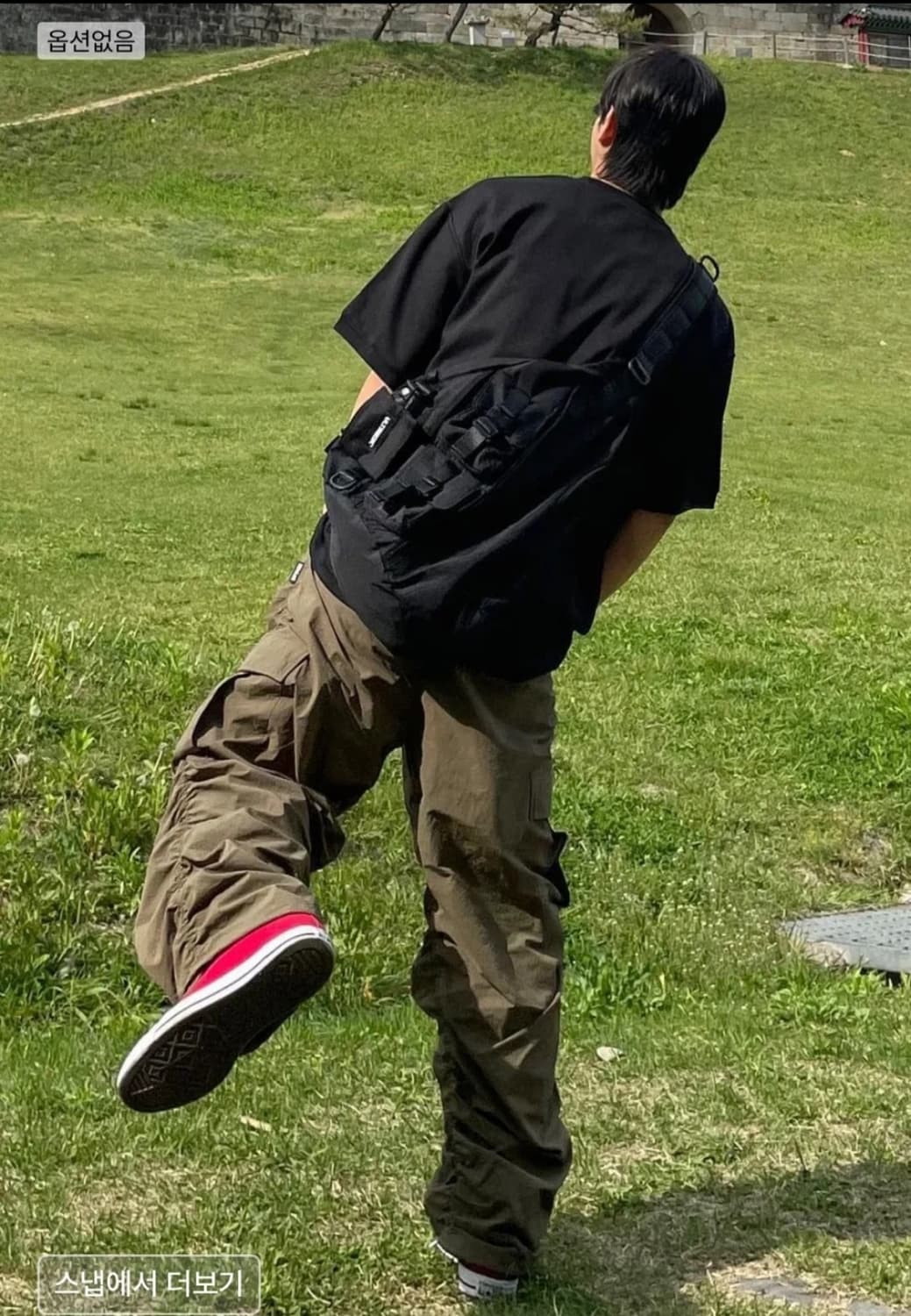 거의새거) 얼티메이크 1750 슬링백 크로스백 블랙 상품이미지1