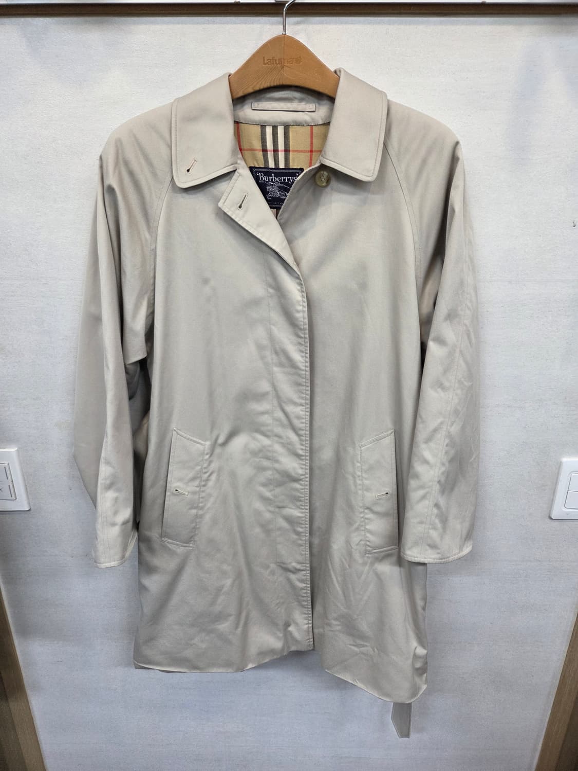 버버리 올드스쿨 벨티드 싱글코트 남성기준 m 상품이미지1