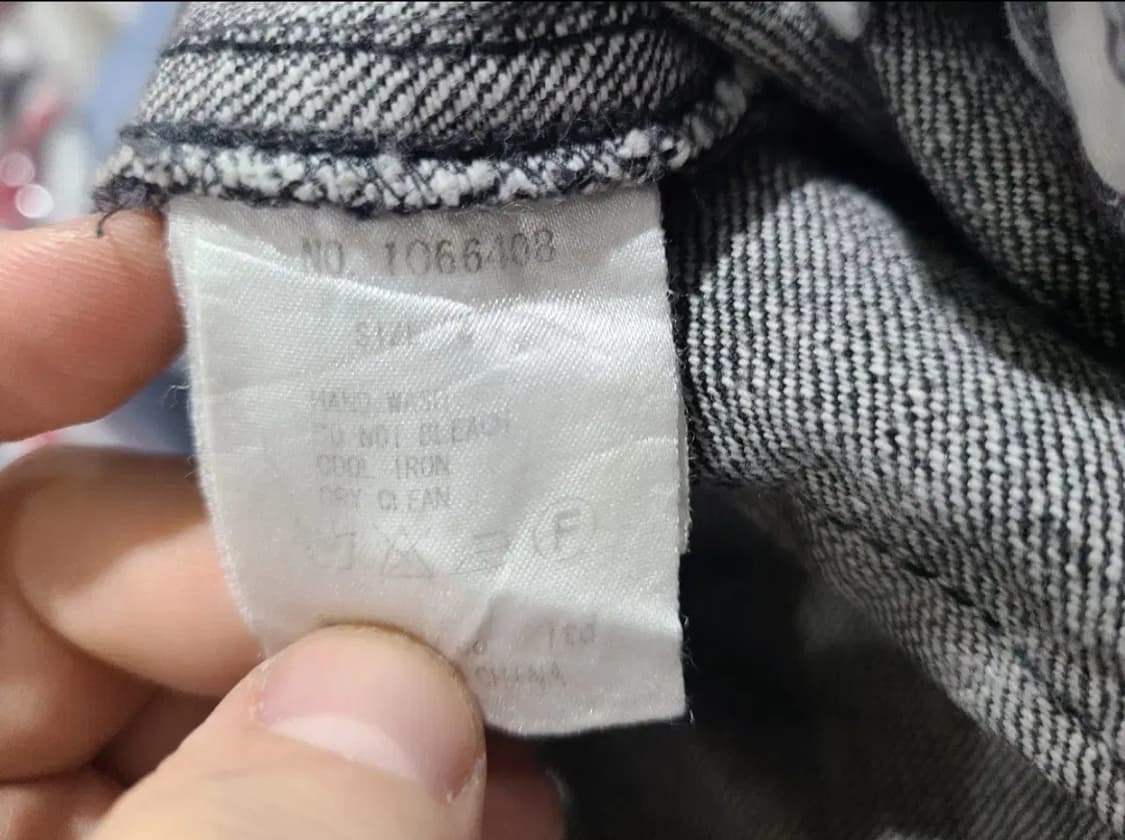 candy stripper 해골 토끼 데님 워싱 청바지 상품이미지4