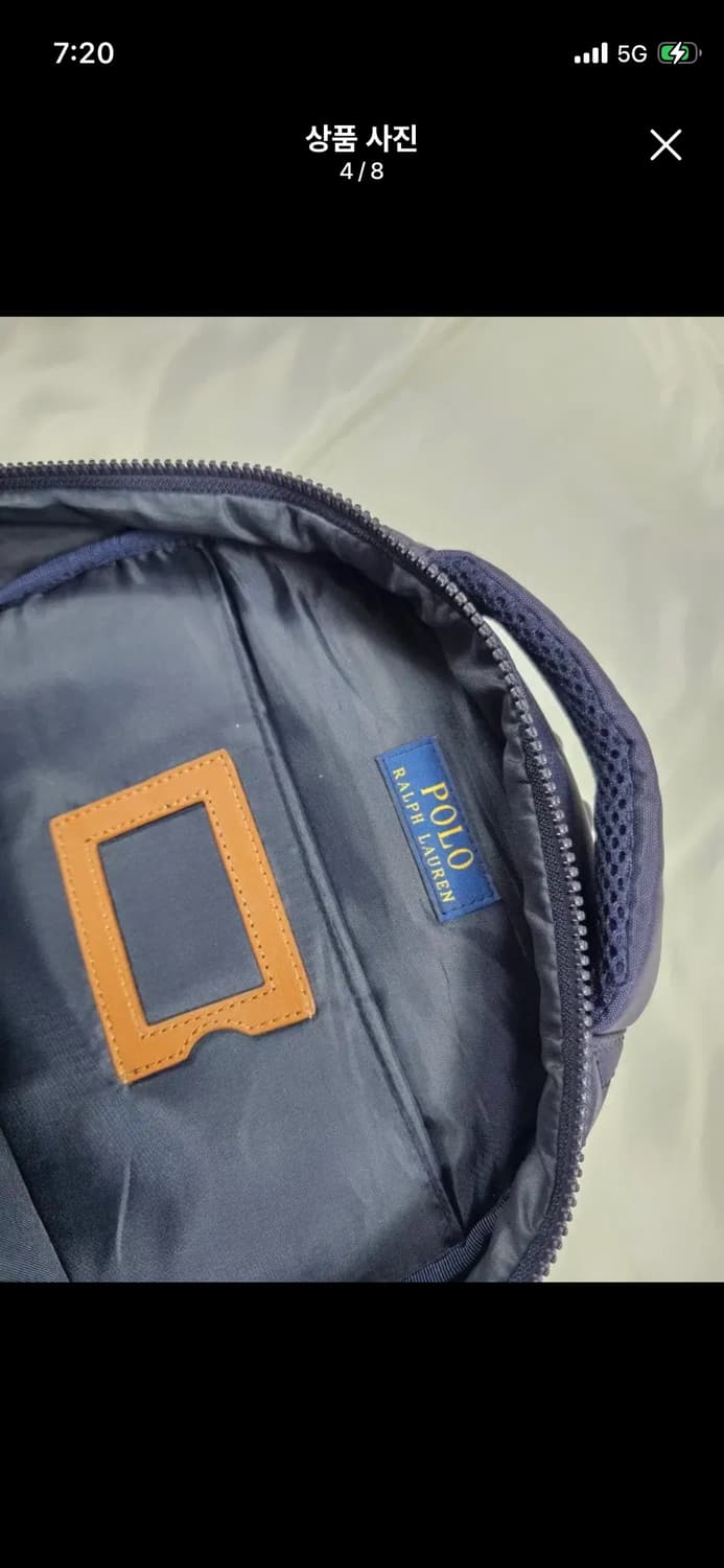 폴로 랄프로렌 빅포니 백팩 다크네이비/레드 상품이미지3