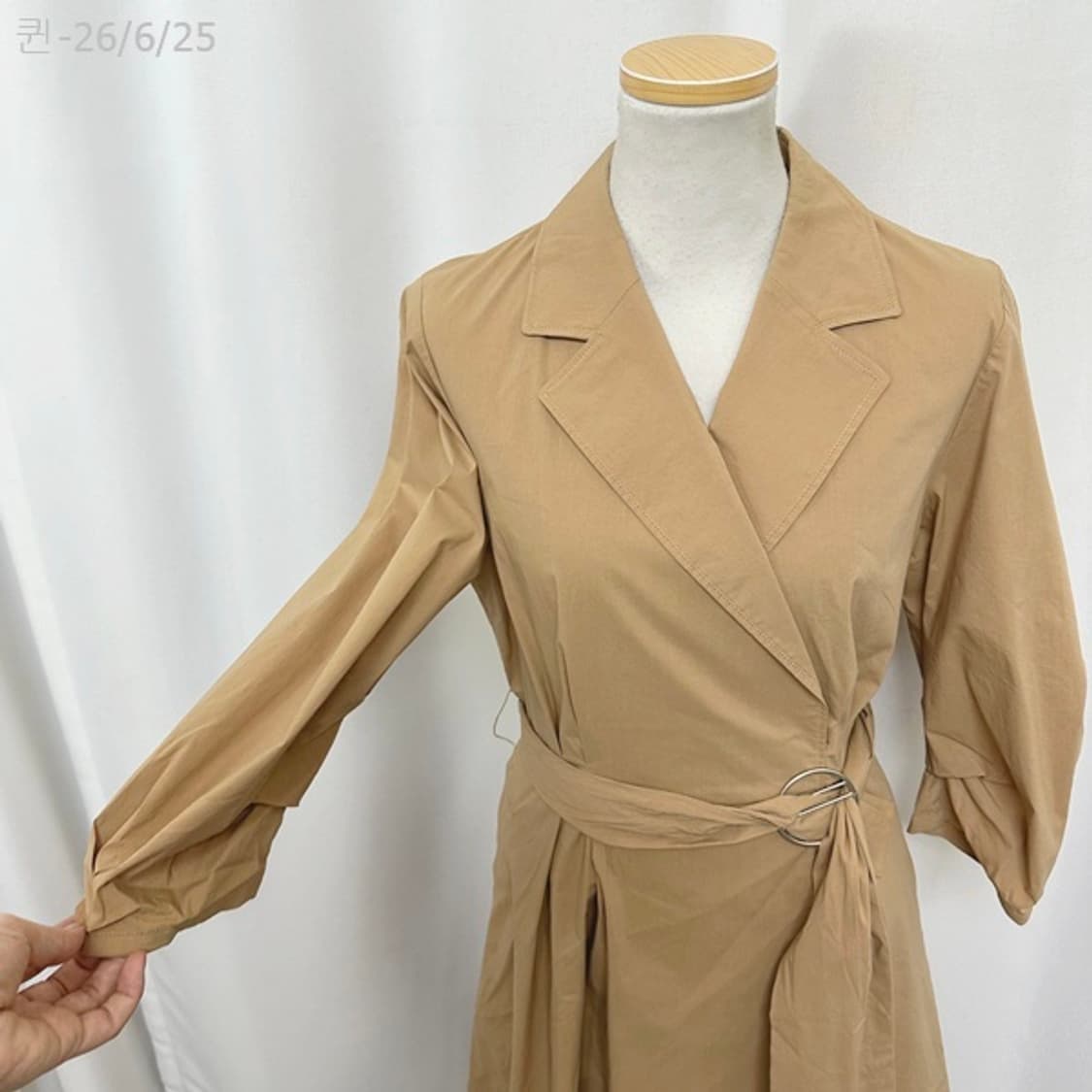 line 라인 여자 면/나일론  플레어 원피스 55 상품이미지5