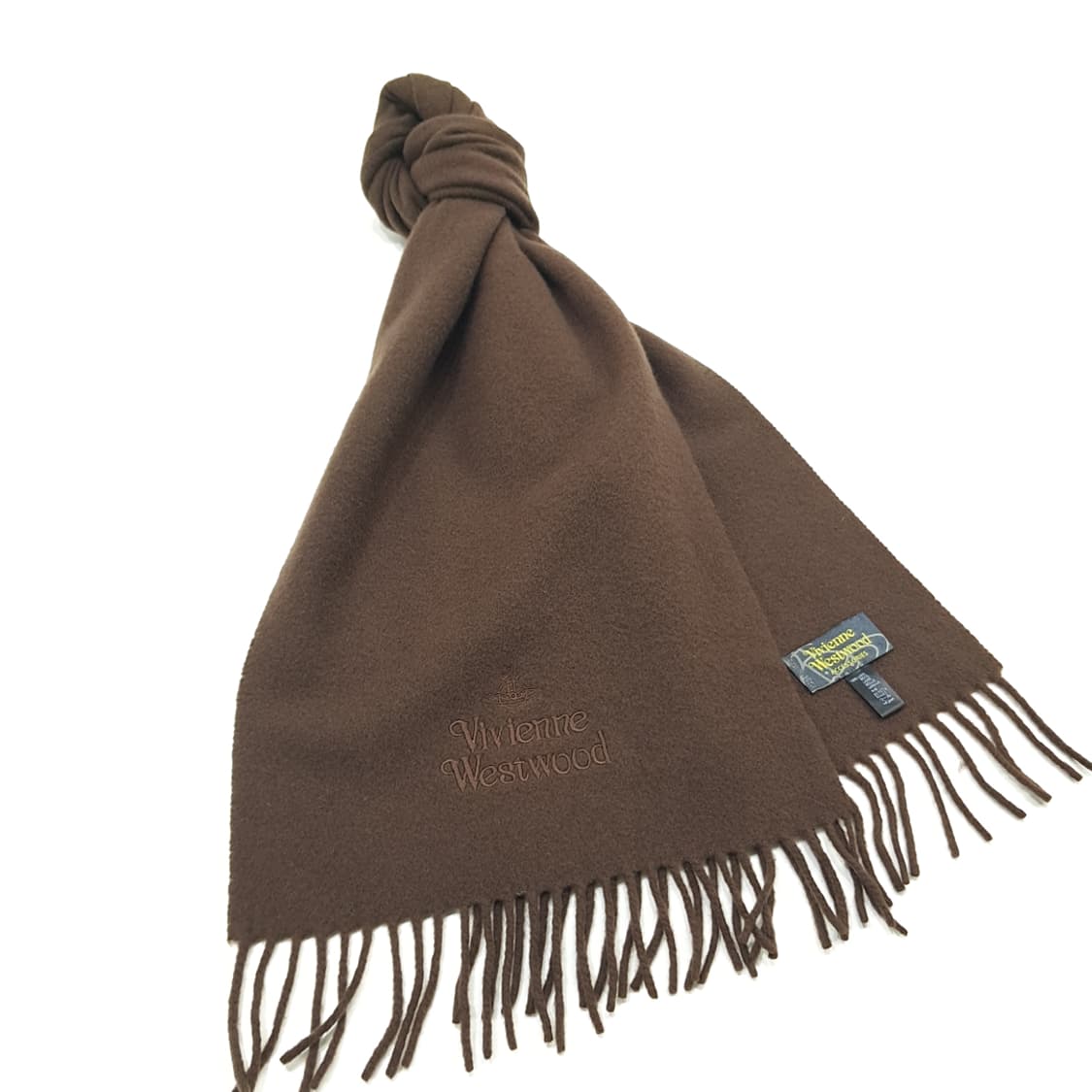 MX114 비비안 웨스트우드 초코브라운 목도리 머플러 상품이미지2