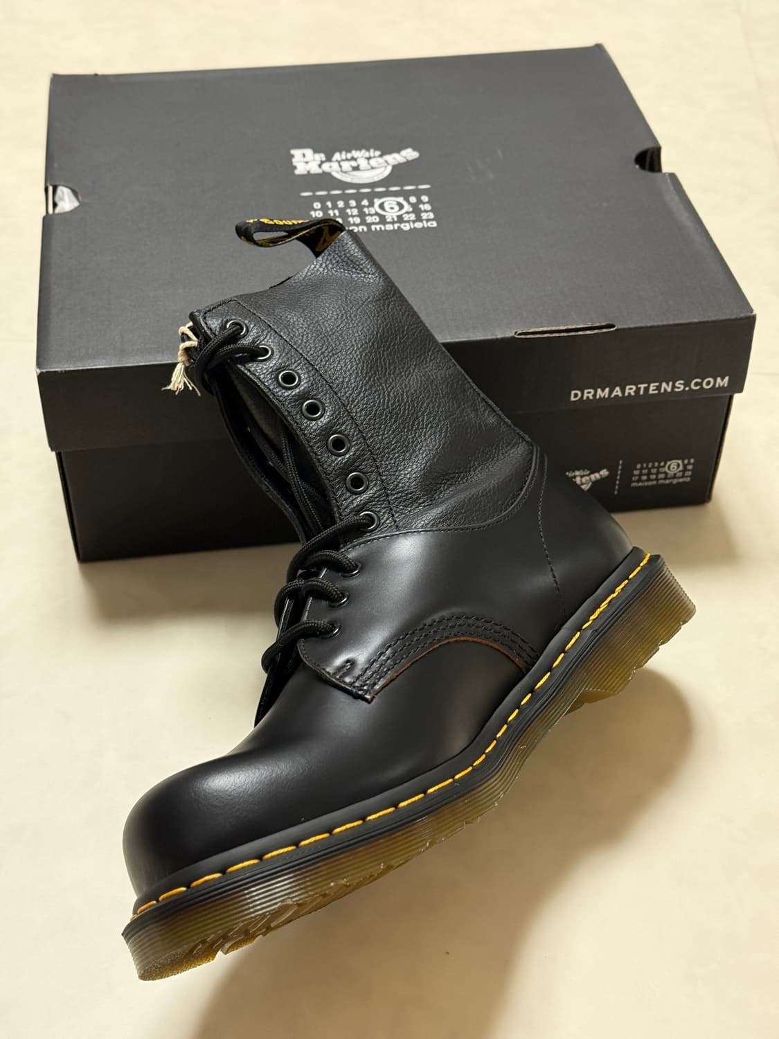 마르지엘라 닥터마틴 1490/1460 블랙 상품이미지3