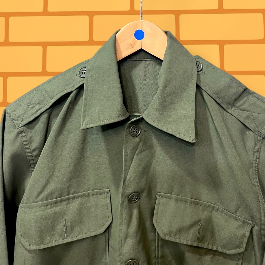 밀리터리 코튼 셔츠 (M) 상품이미지2