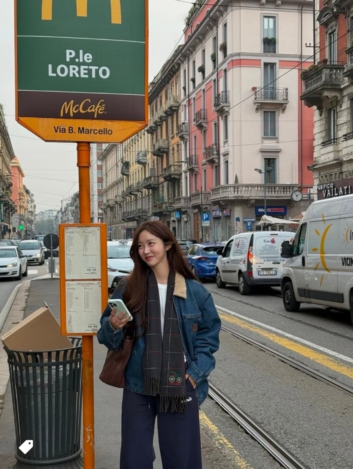 칼하트윕 OG 디트로이트 자켓 블루 더스티 해밀턴 브라운 L 상품이미지3