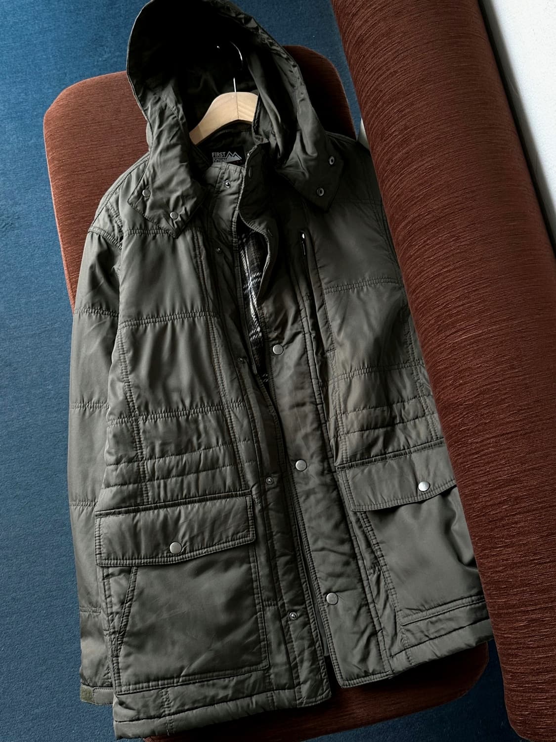 Quilted utility hood parka 상품이미지2