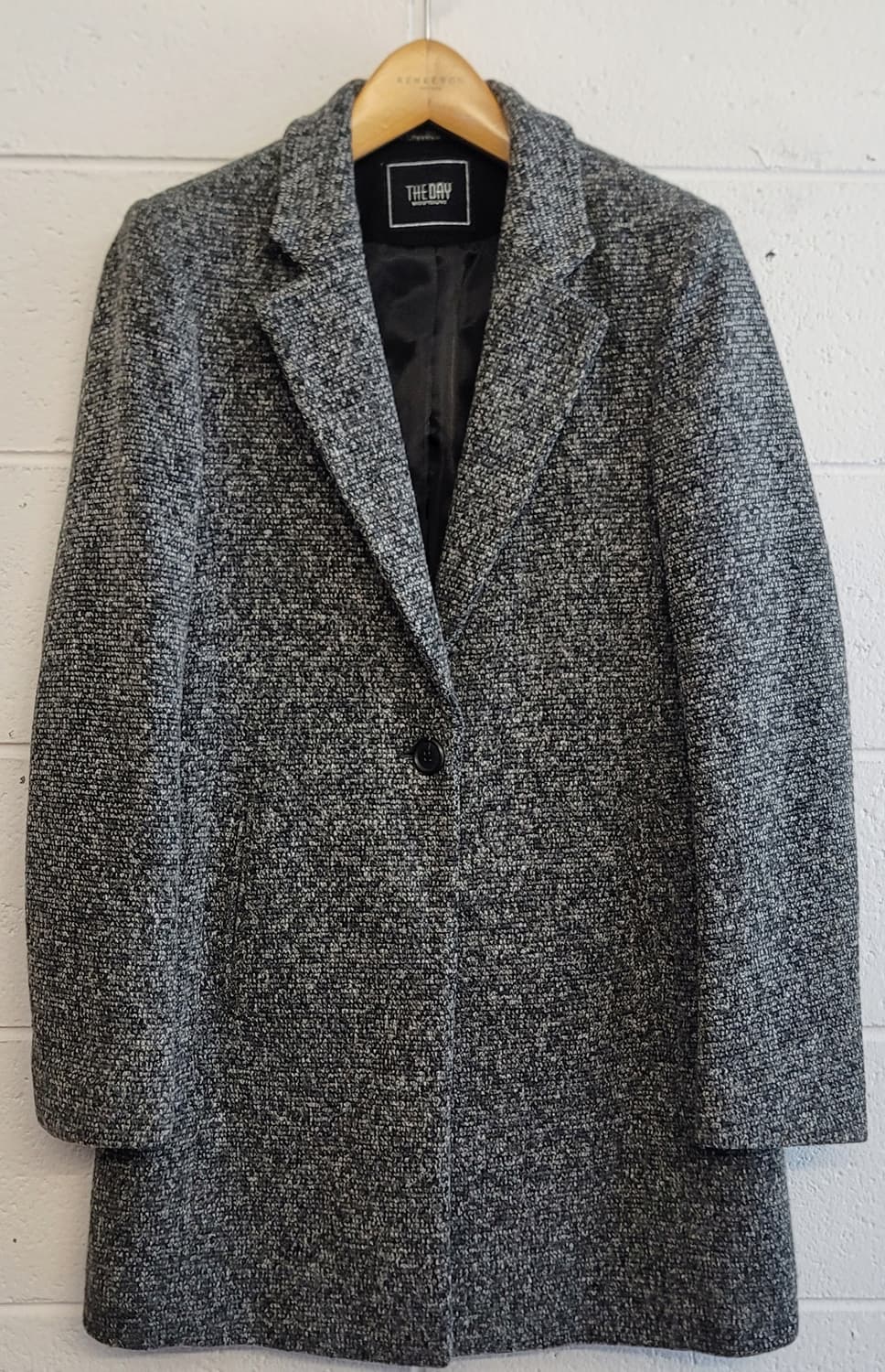 THE DAY(더데이,여성용) 보카시 싱글버튼 반코트형 자켓 판매 상품이미지1