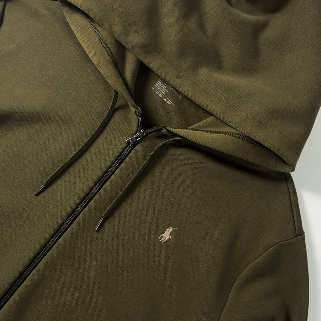 Polo  폴로 랄프로렌 자수 카키 후드집업  상품이미지3