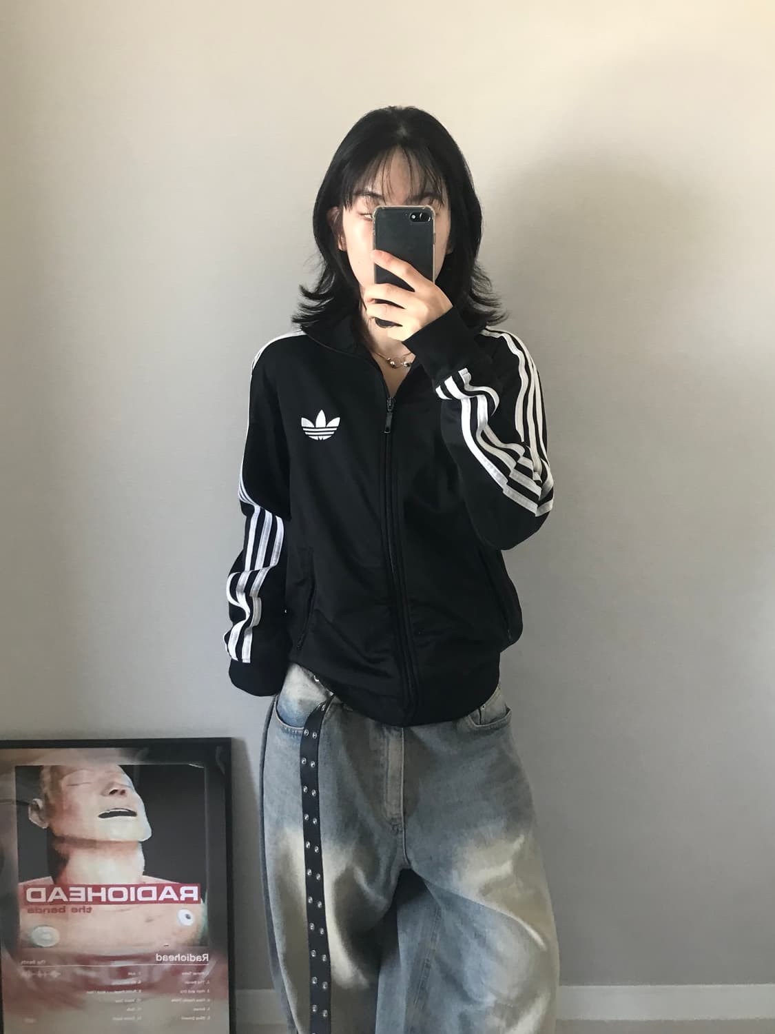 아디다스 구파이어버드 블랙 트랙탑 져지 상품이미지2