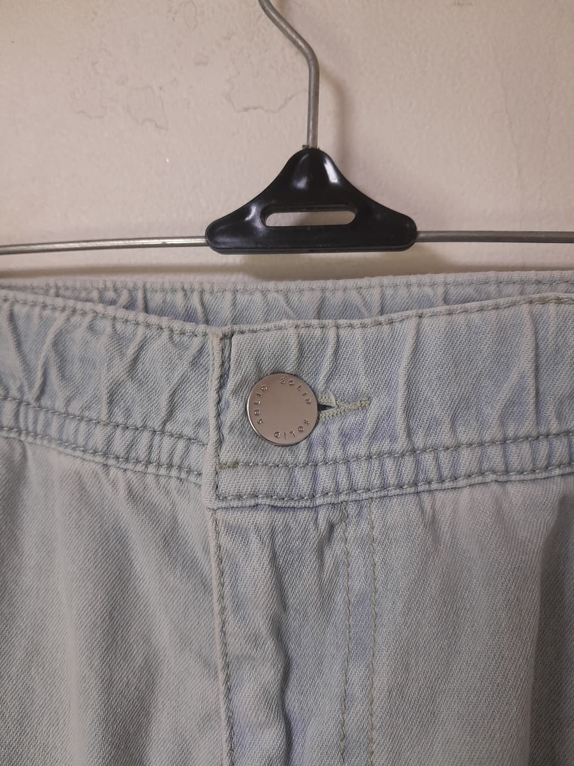 24SS 솔리드옴므 연청 밴딩 데님바지 52/36" 상품이미지5