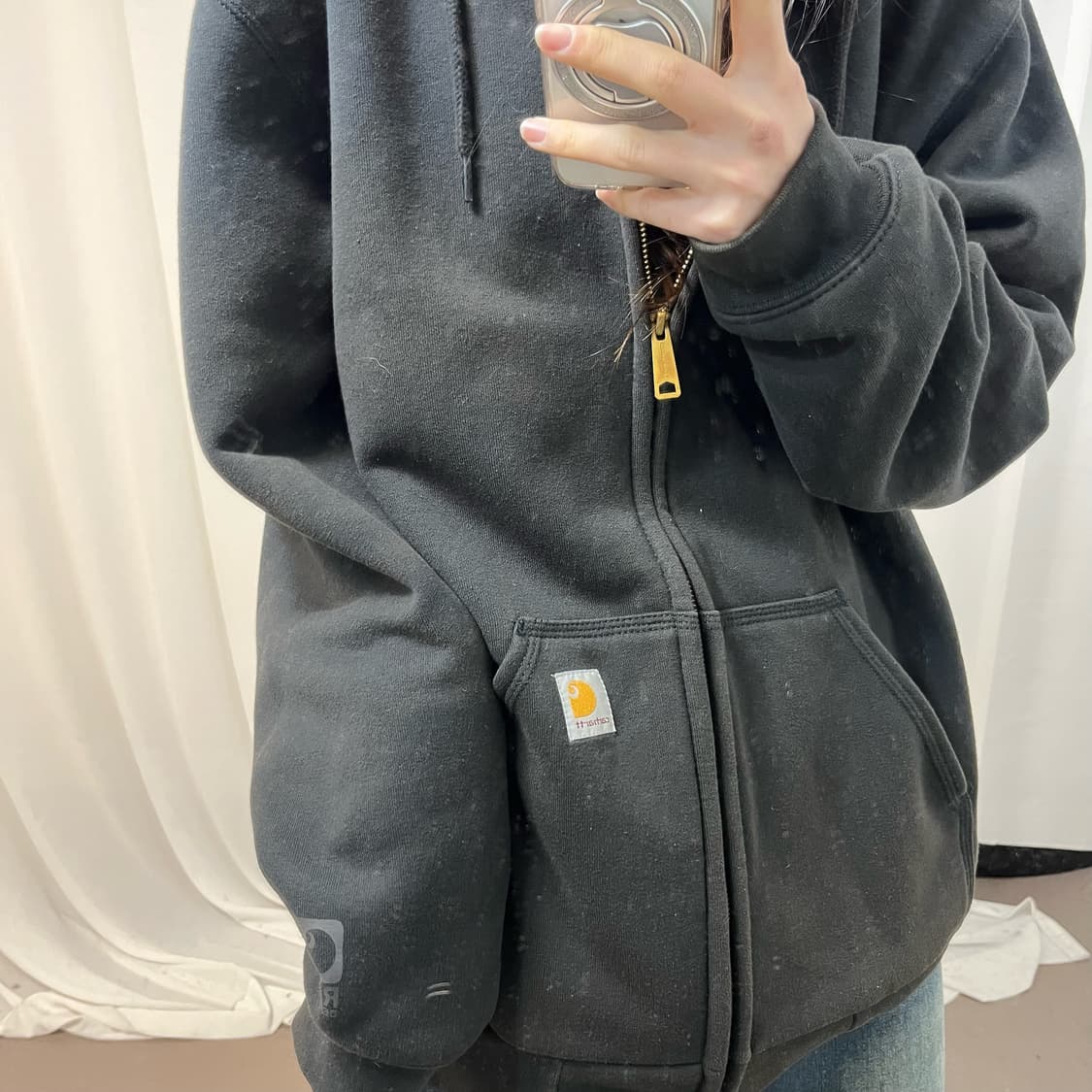 Carhartt Thermal Hoodie Zip-up 상품이미지3