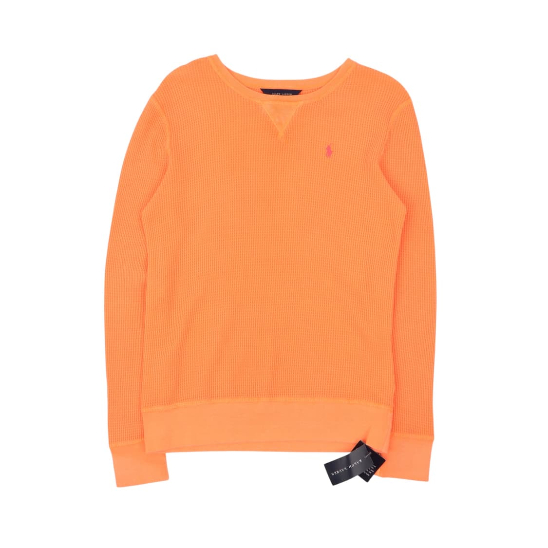 폴로 랄프로렌 오렌지 와플 롱슬리브 상품이미지1