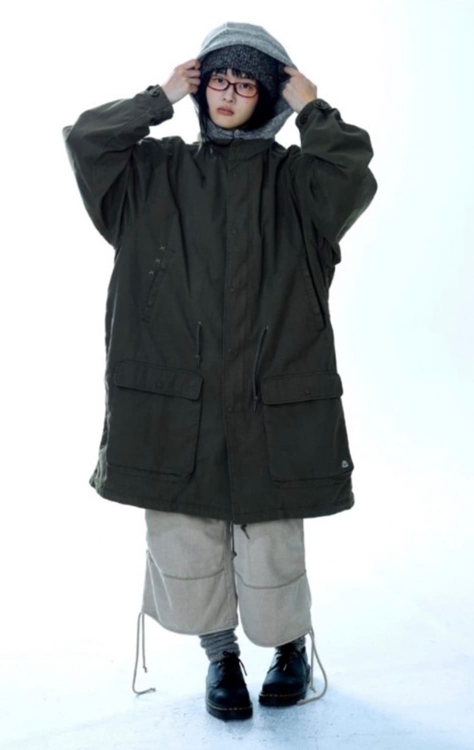 코이세이오 야상 카키 상품이미지2