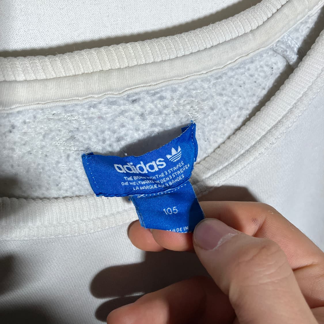 100-105)아디다스 오리지날 로고 맨투맨 스웻셔츠 상품이미지3