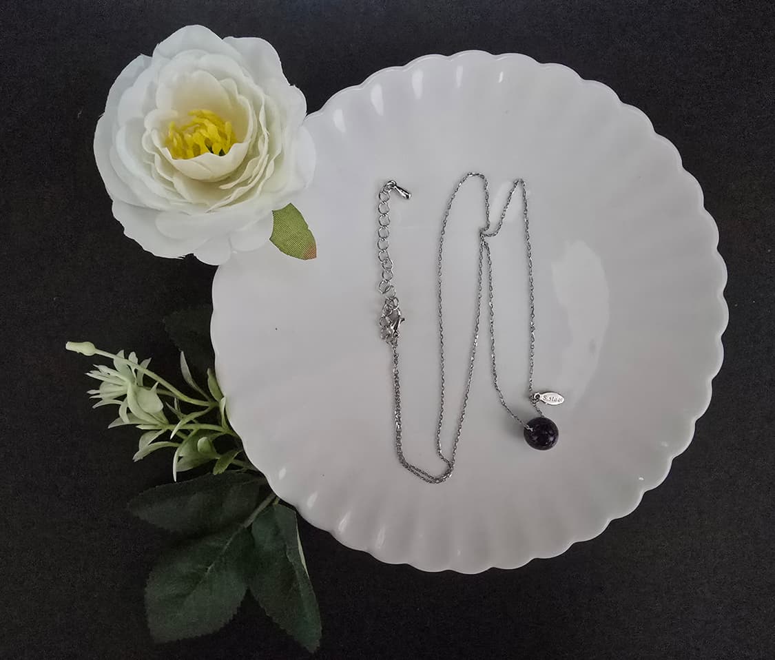 써지컬스틸 원석목걸이_오닉스 상품이미지5