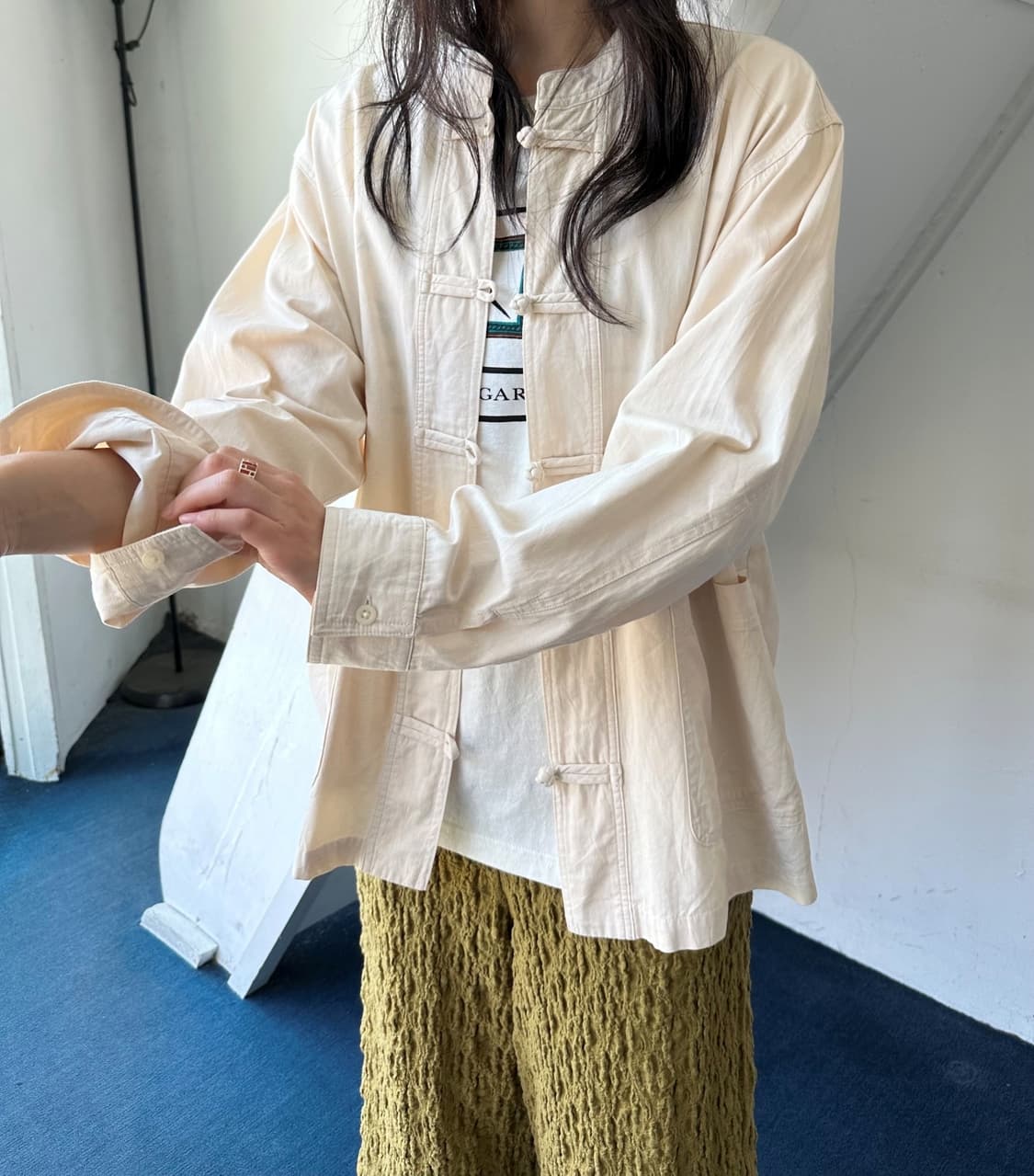 Dry cotton kongfu design shirket 상품이미지8