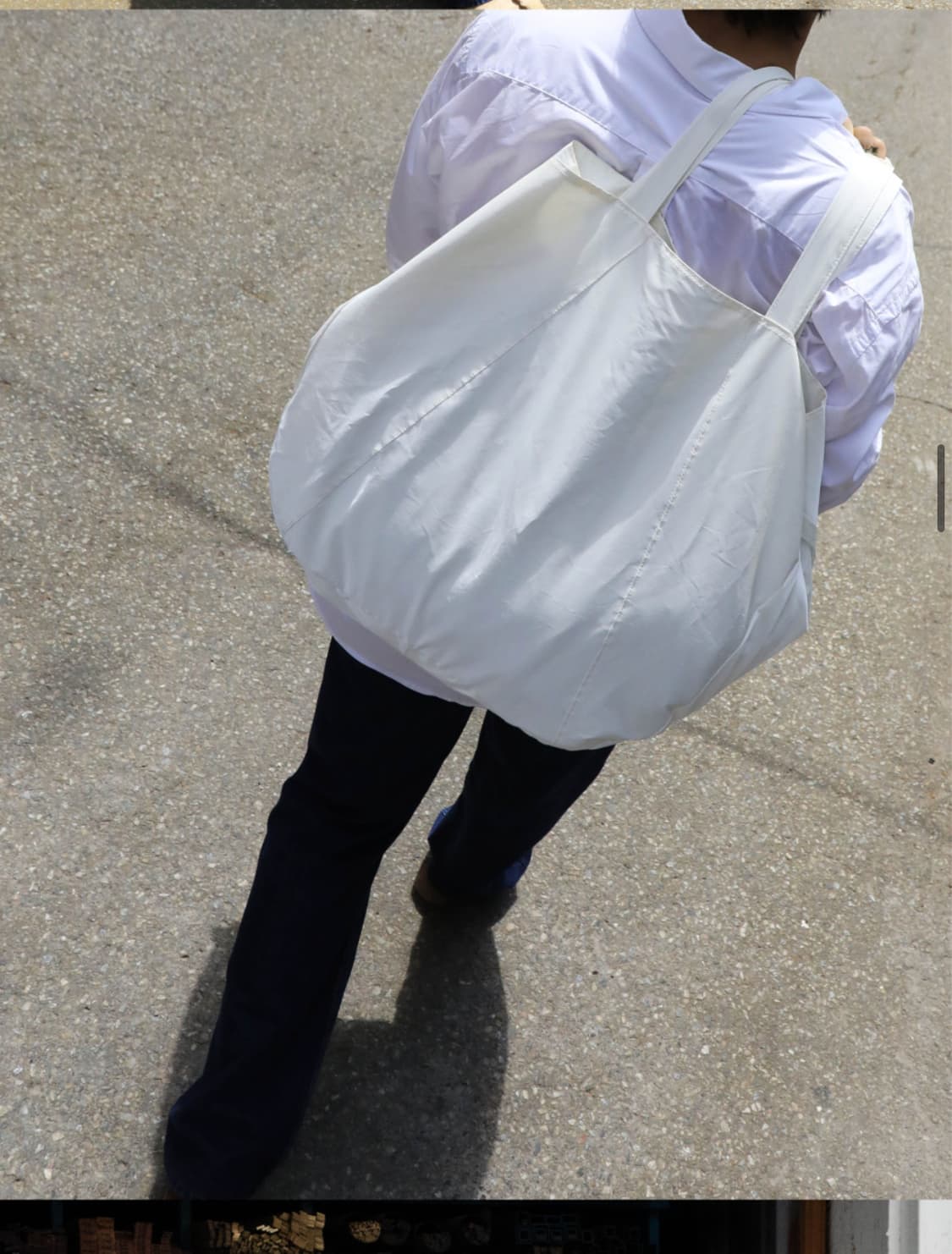 하아카이브 커버 숄더백 화이트 새상품 상품이미지8