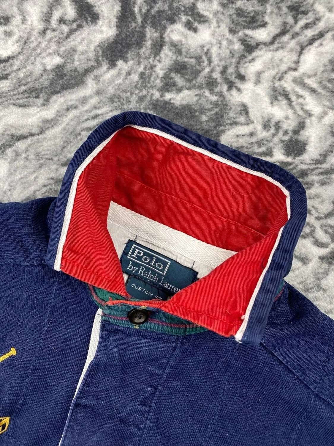 폴로 랄프로렌 빅포니 크레스트 자수 긴팔 럭비 셔츠 상품이미지3