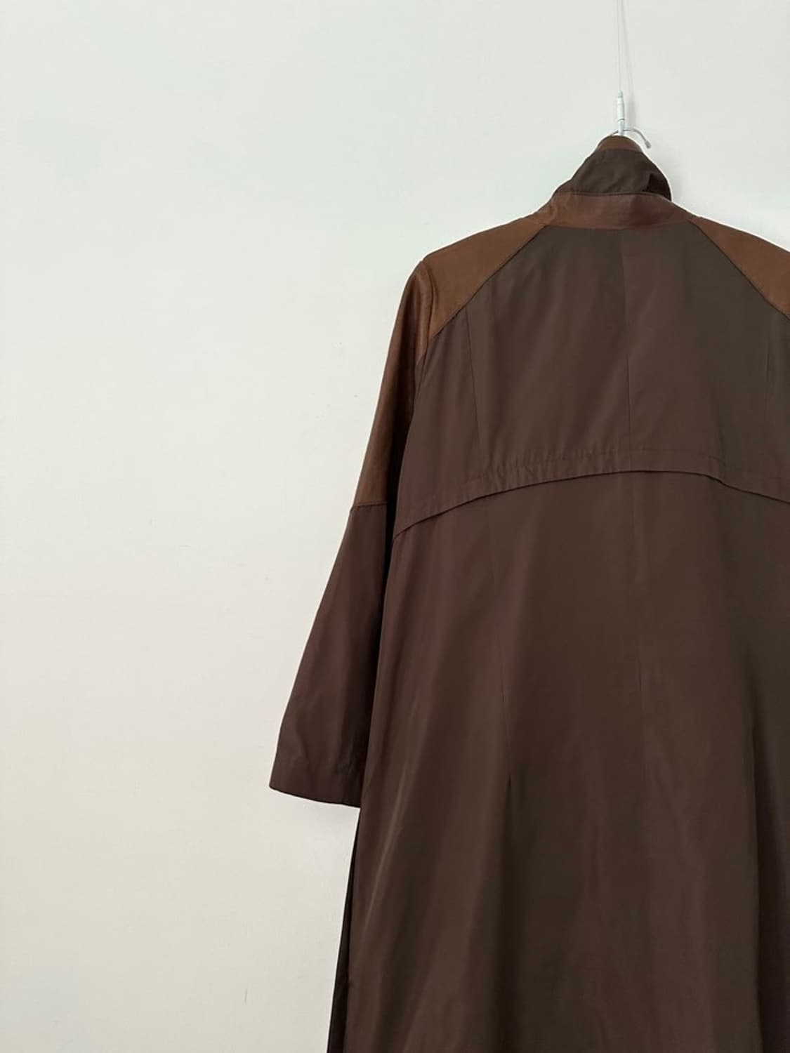 Bambi leather mix jacket / brown 상품이미지6