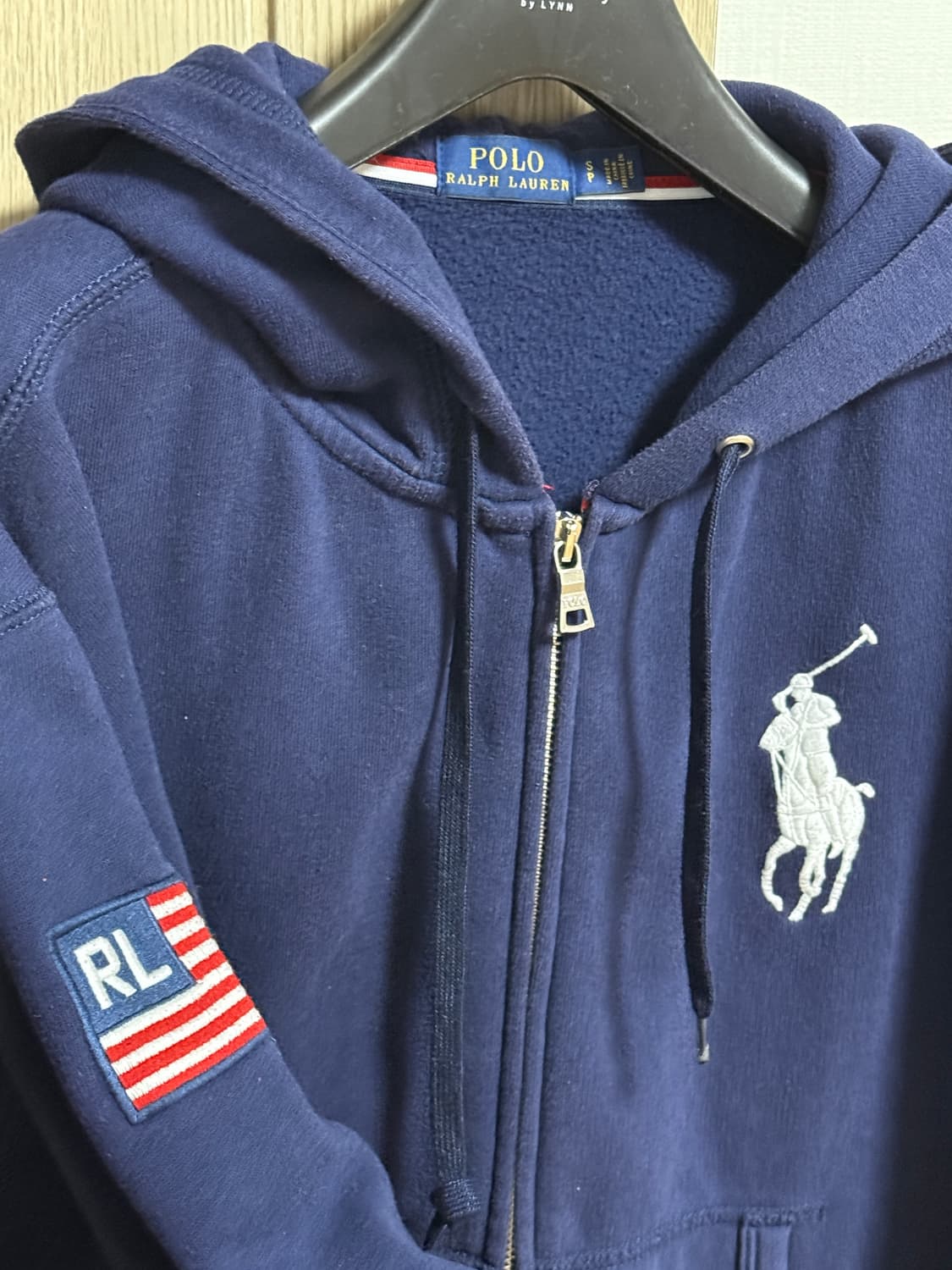폴로 랄프로렌 네이비 후드집업 S 상품이미지3