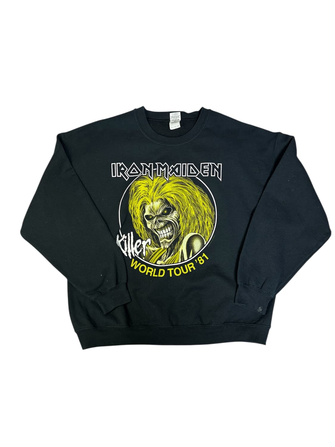 빈티지 아이언메이든 IRONMAIDEN 월드투어81 후드티 XL 상품이미지1