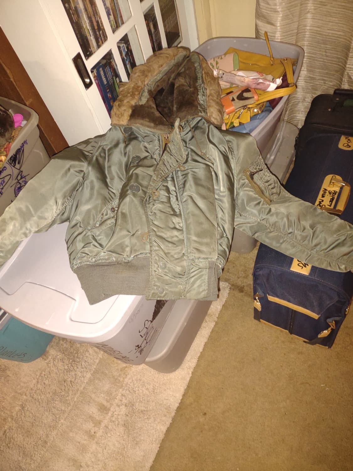 1976s 알파 인더스트리 N-2B 붐버 자켓 상품이미지1