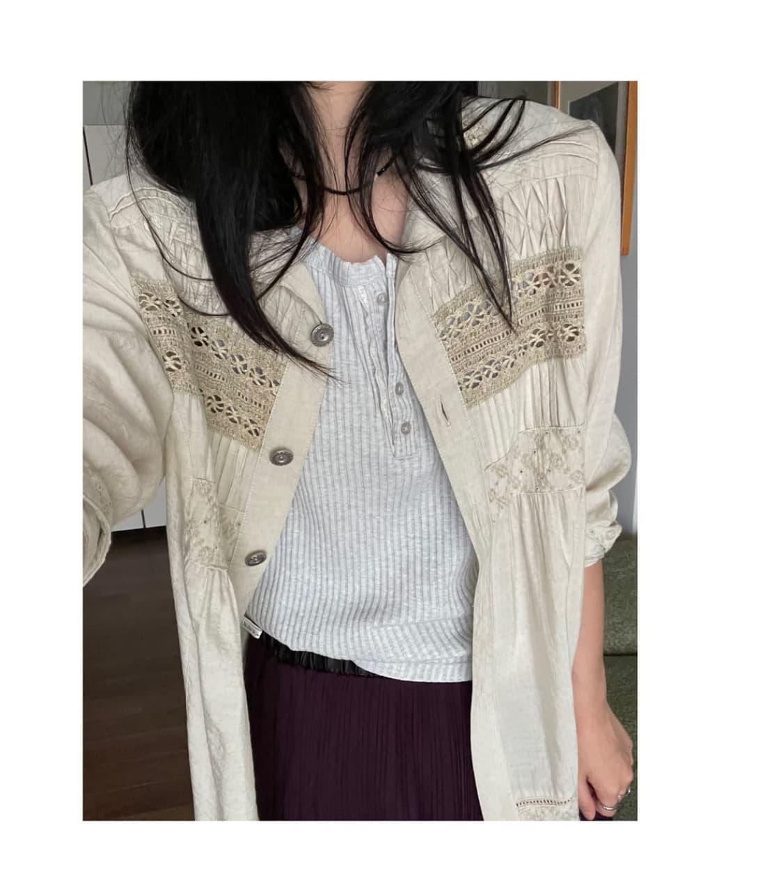 stitch blouse 상품이미지1