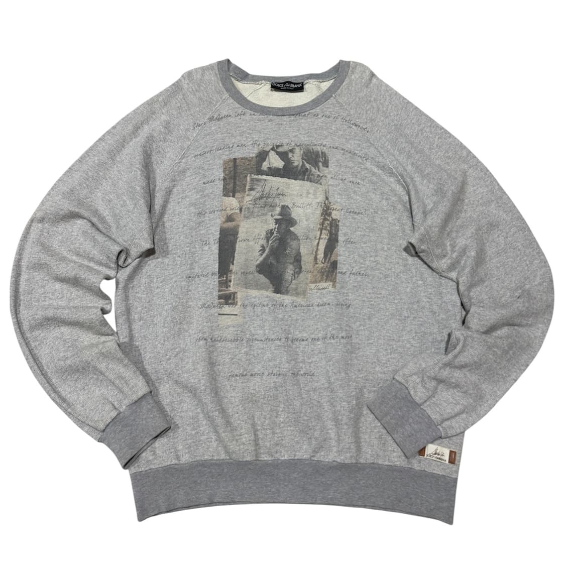 돌체앤가바나 스티브 멕퀸 프린팅 맨투맨 상품이미지1