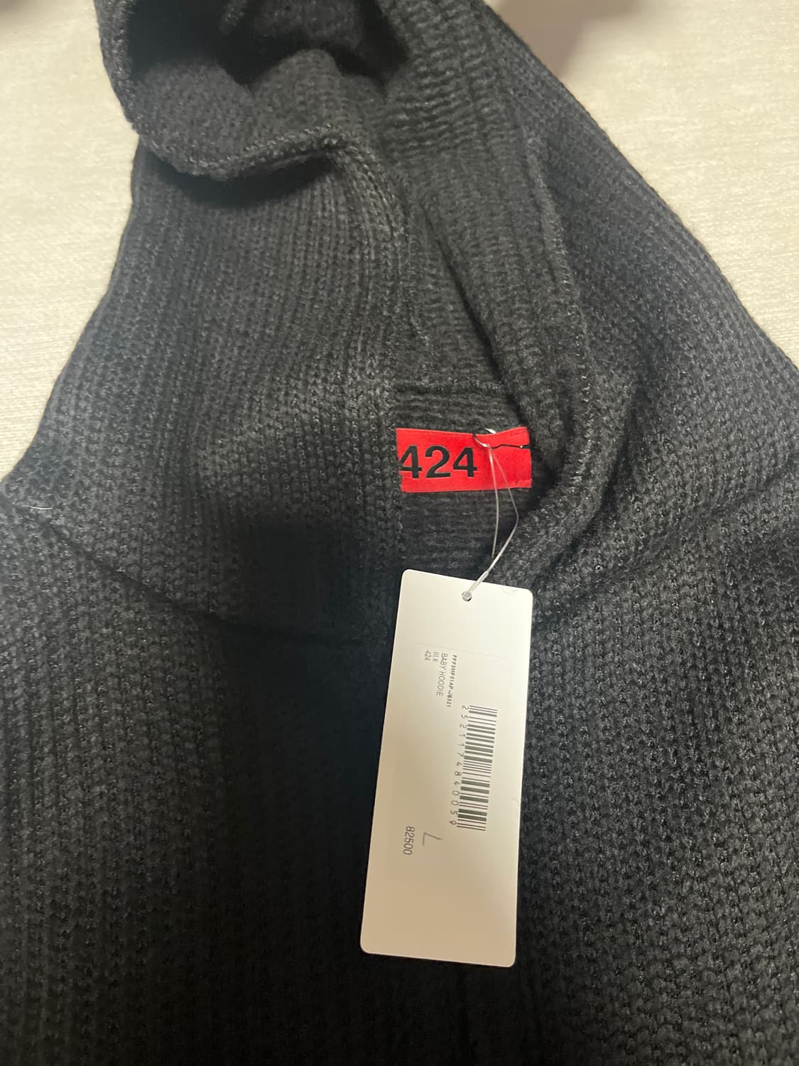 424 니트 후드집업 상품이미지4