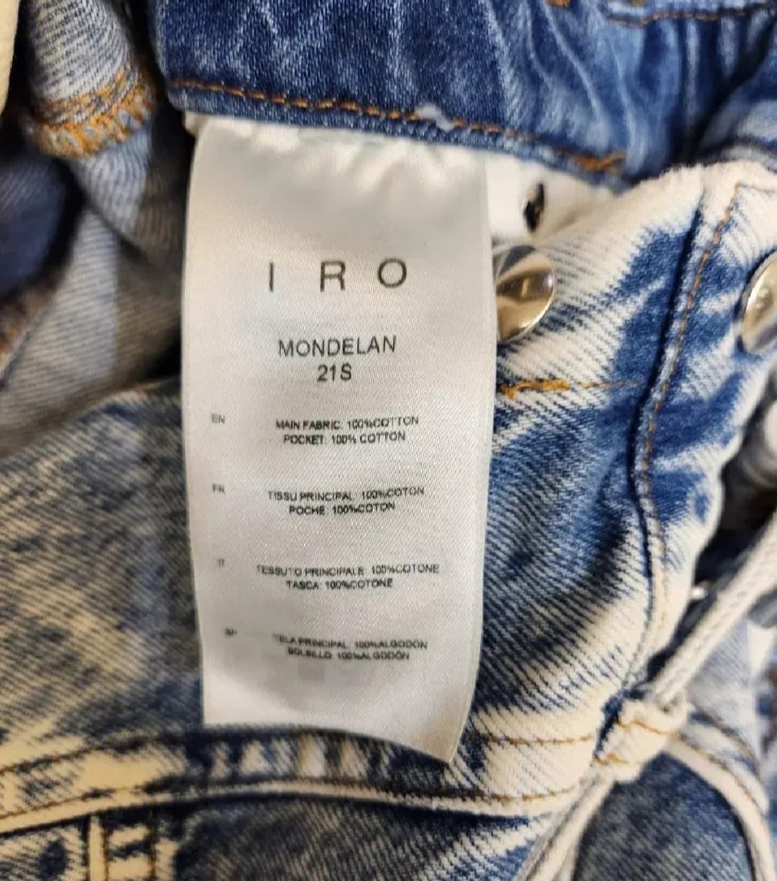 이로 데님 점프수트 44~55사이즈 상품이미지7