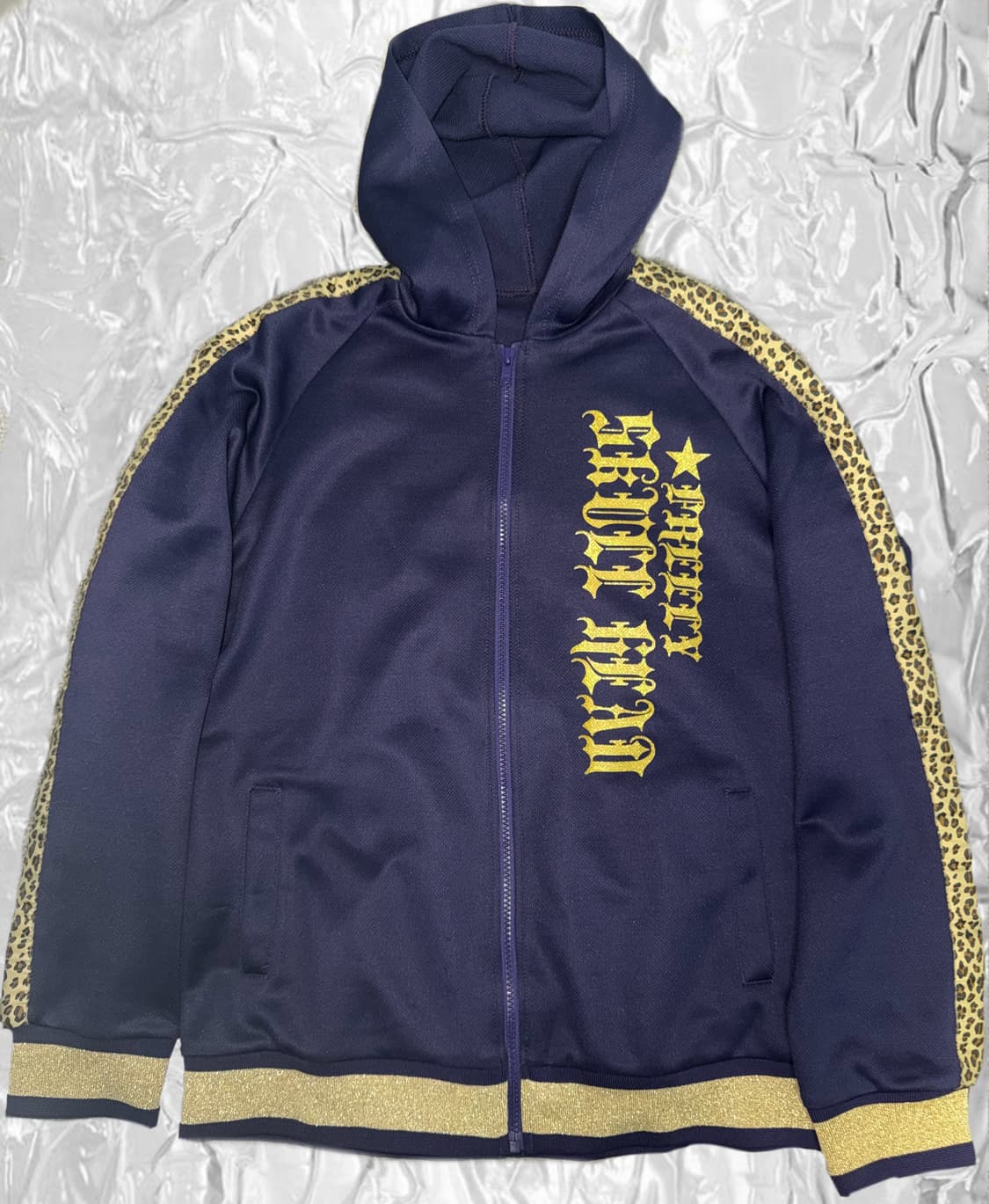 갸루 일본 빈티지 보라, 금색 져지 홍대빈티지 상품이미지1