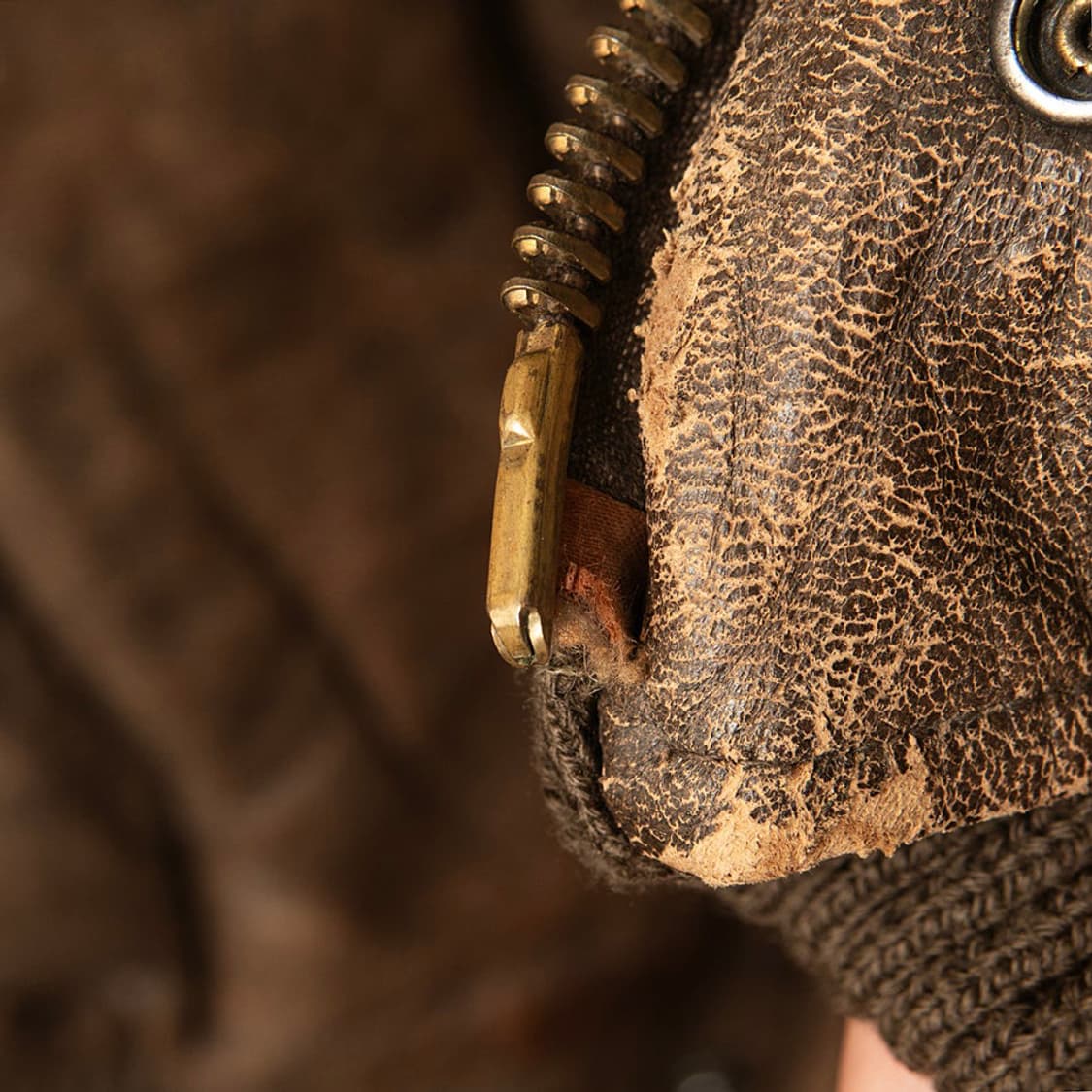 [L] 80s 아비렉스 B-9 레더 플라이트 베스트  상품이미지6