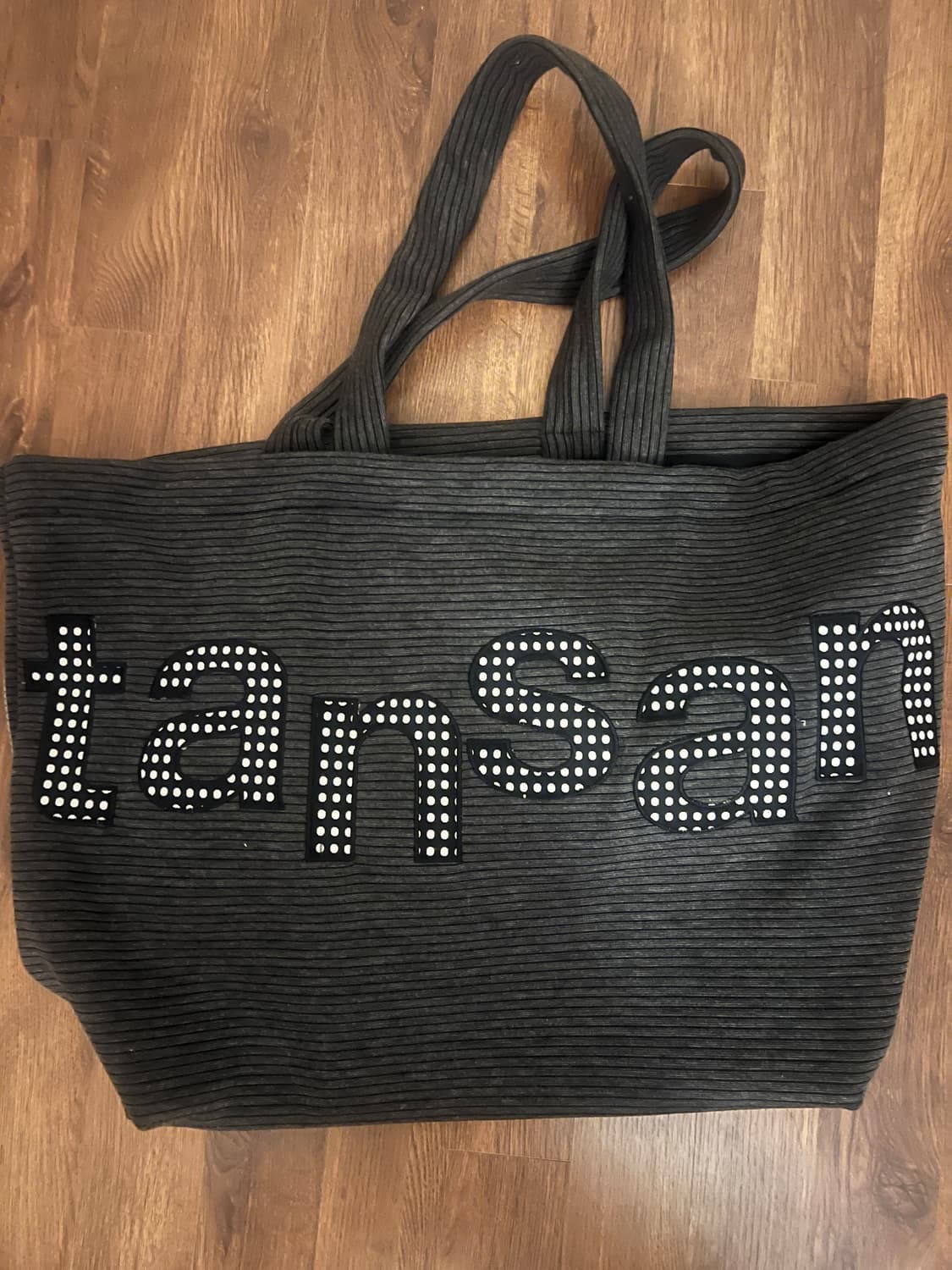 탄산 로고 쇼퍼백 그레이 상품이미지4