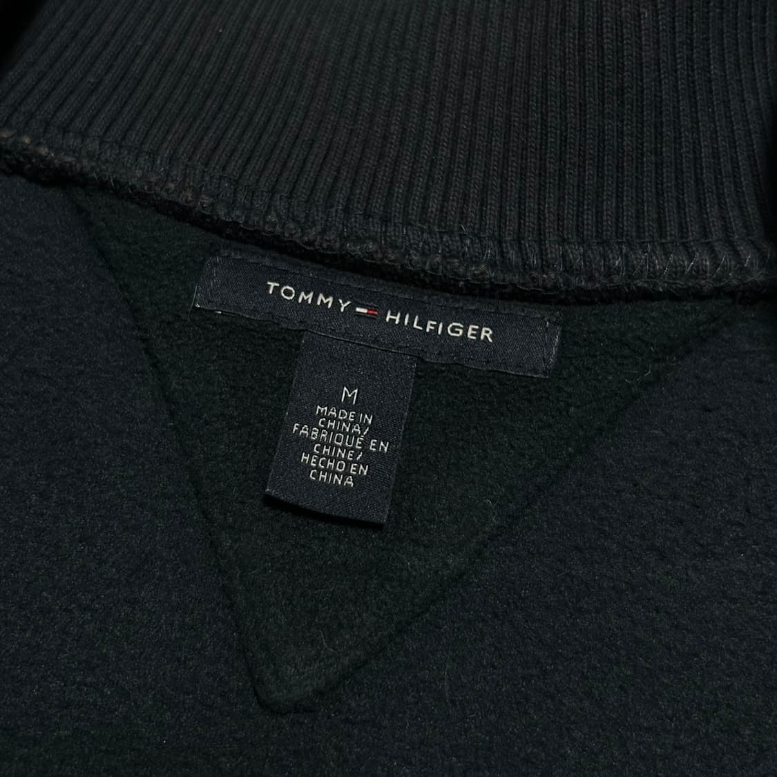 [M] Tommy 타미힐피거 우먼즈 네이비 후리스 집업 자켓 상품이미지5