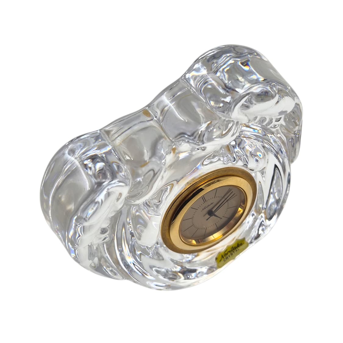 80s 노리다케 크리스탈 천사 탁상 시계 상품이미지2