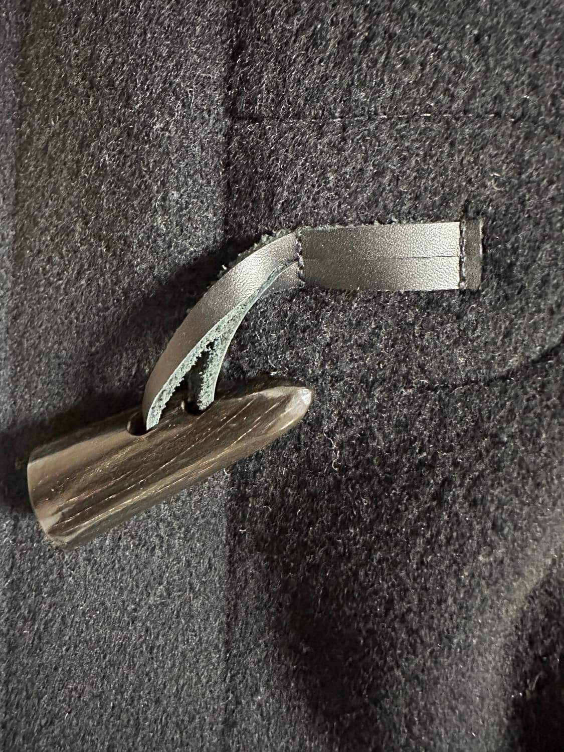 버버리 블랙 더플 코트 정품 M 여성 코트 상품이미지6