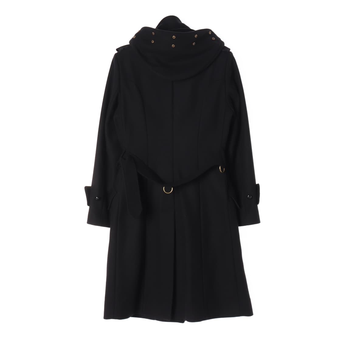 버버리 천연모피 울 블렌드 싱글 롱 코트 상품이미지2